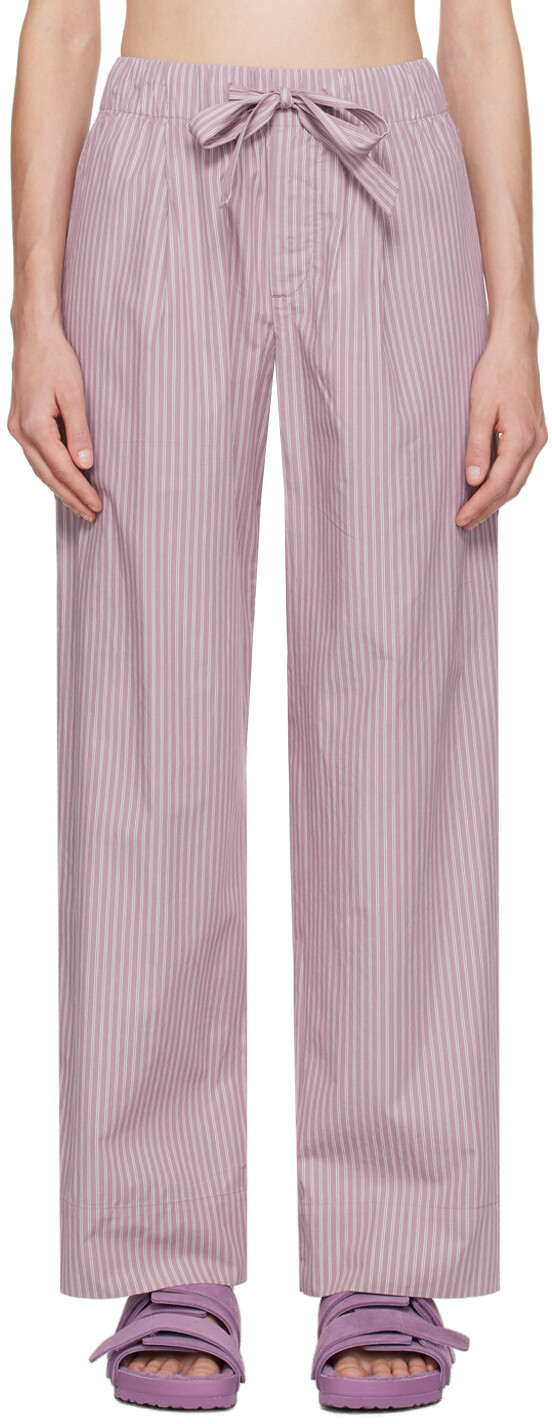 

Пурпурные пижамные брюки Birkenstock Edition Tekla, цвет Mauve stripes