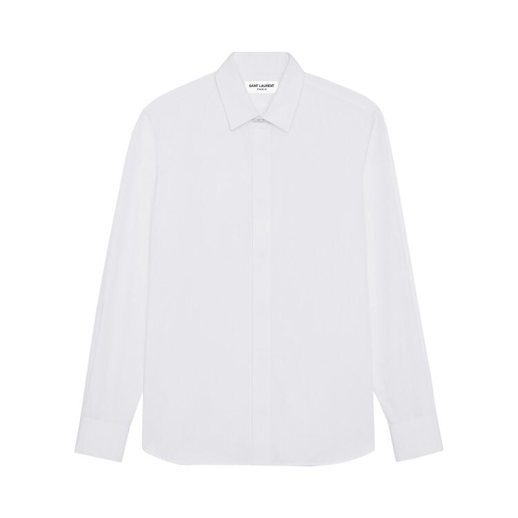 

Рубашка Saint Laurent Slim 'Blanc', белый