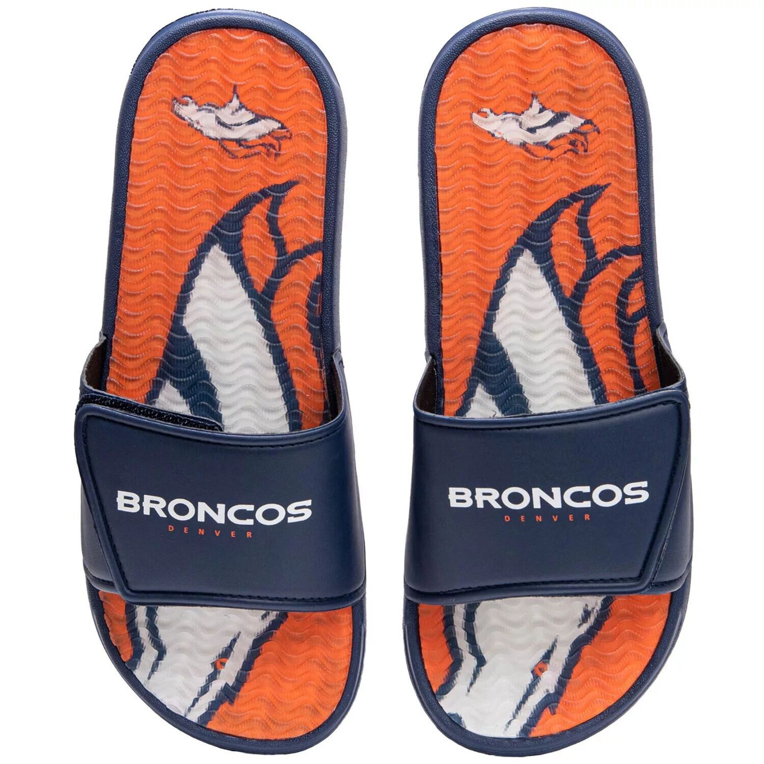 

Молодежные гелевые шлепанцы FOCO Denver Broncos Unbranded
