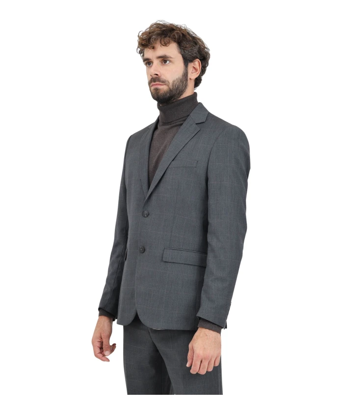 

Куртка в клетку для мужчин Selected Homme, серый