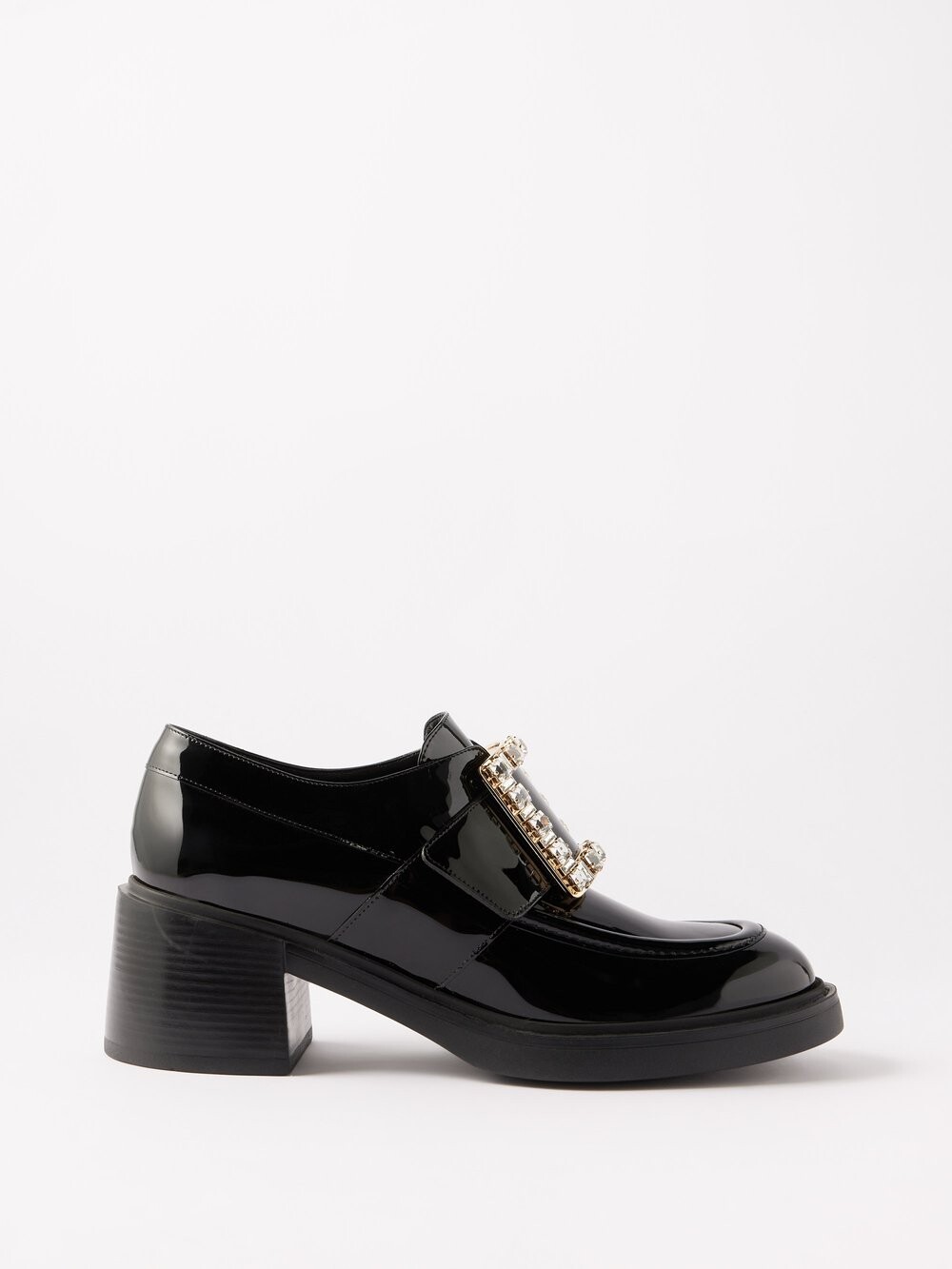 

Лакированные лоферы viv rangers 60 Roger Vivier, черный
