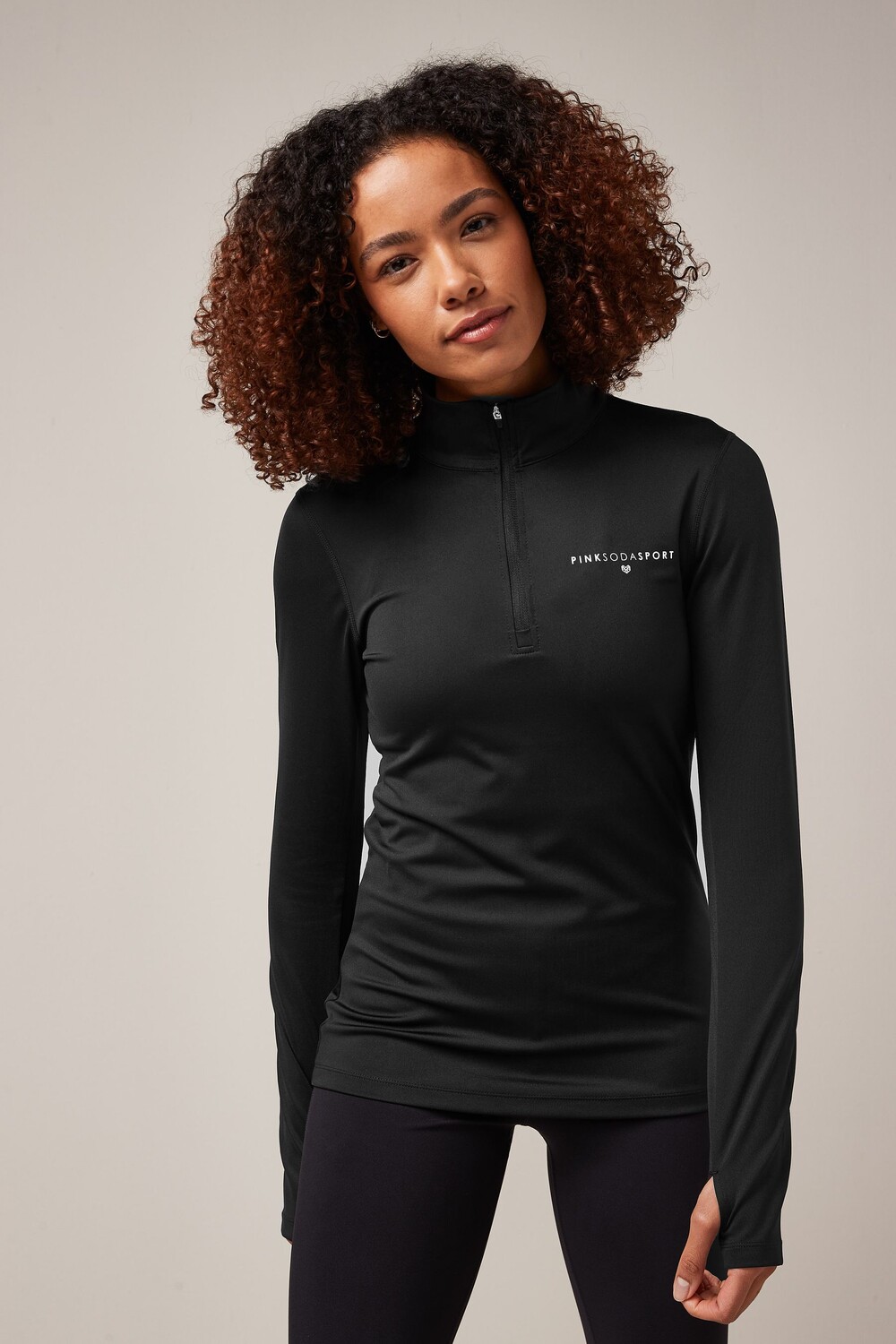

Черный фитнес-топ Sport Essentials QZ Pink Soda Pink Soda, черный