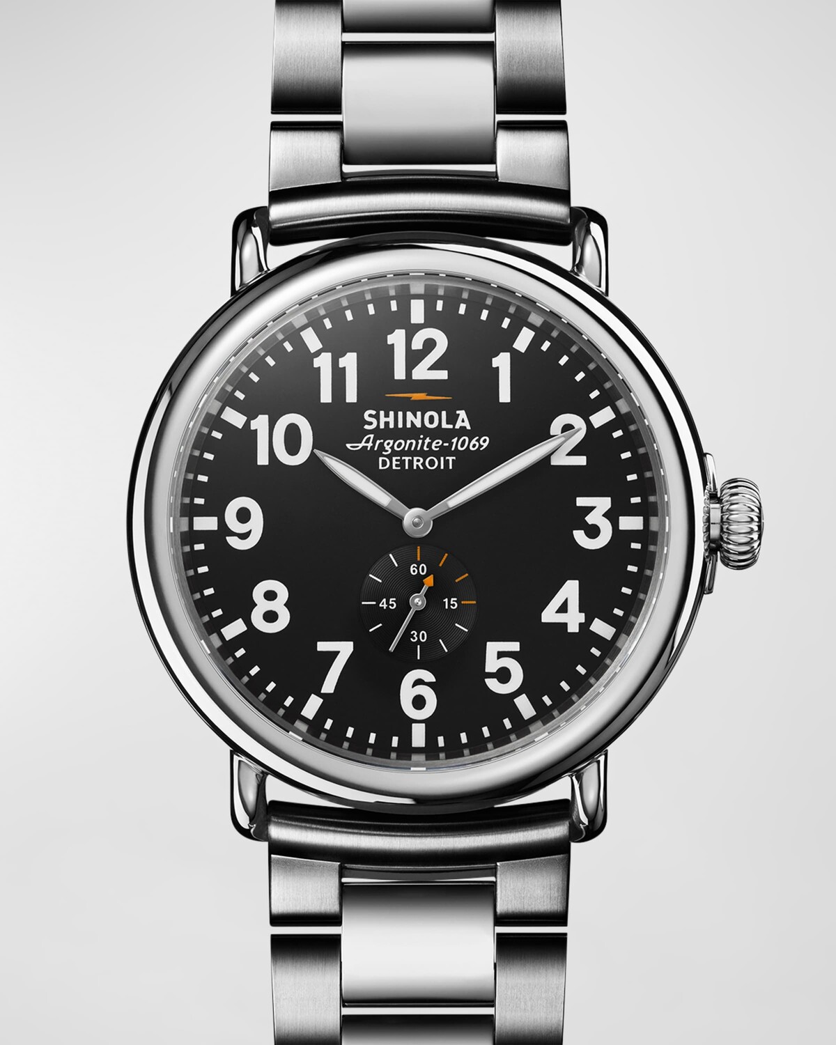 

Мужские часы-браслет Runwell, 47 мм Shinola, цвет Black