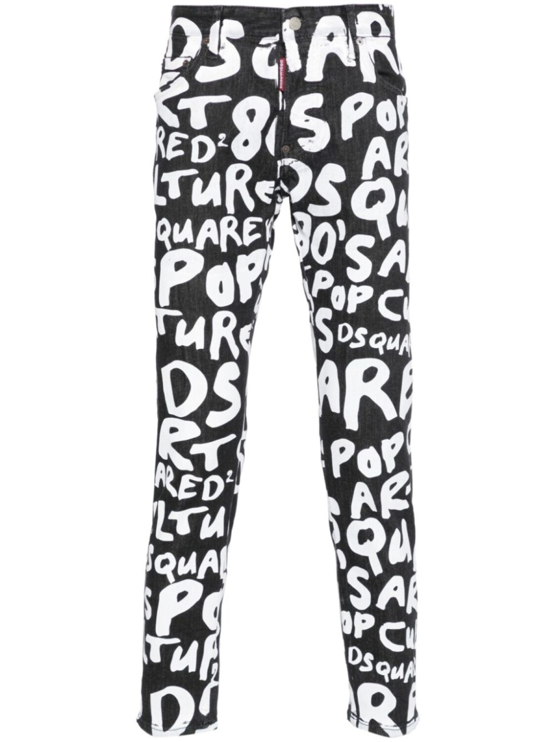 

Dsquared2 джинсы с логотипом, черный