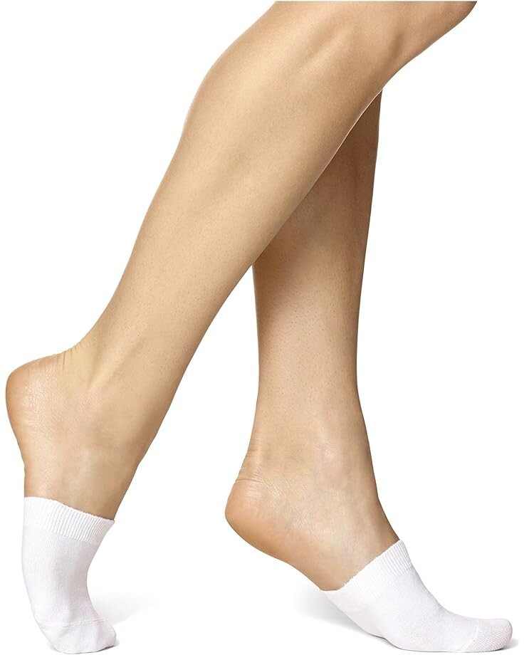 

Носки HUE Cotton Toe Topper 3-Pack, белый