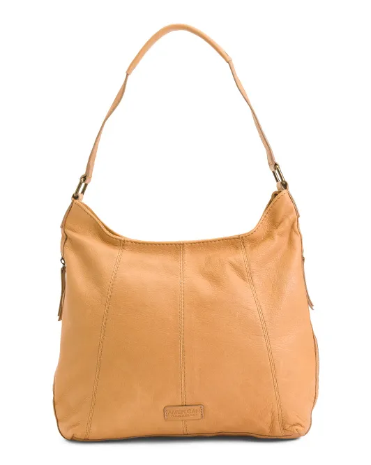 

Кожаный Истон Хобо American Leather Co., цвет Cashew