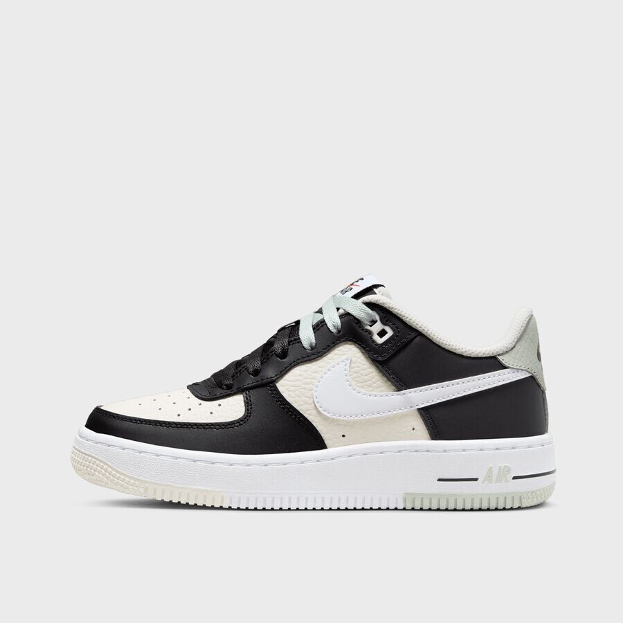 

Кроссовки Air Force 1 (GS) NIKE, цвет black/light silver/phantom/white