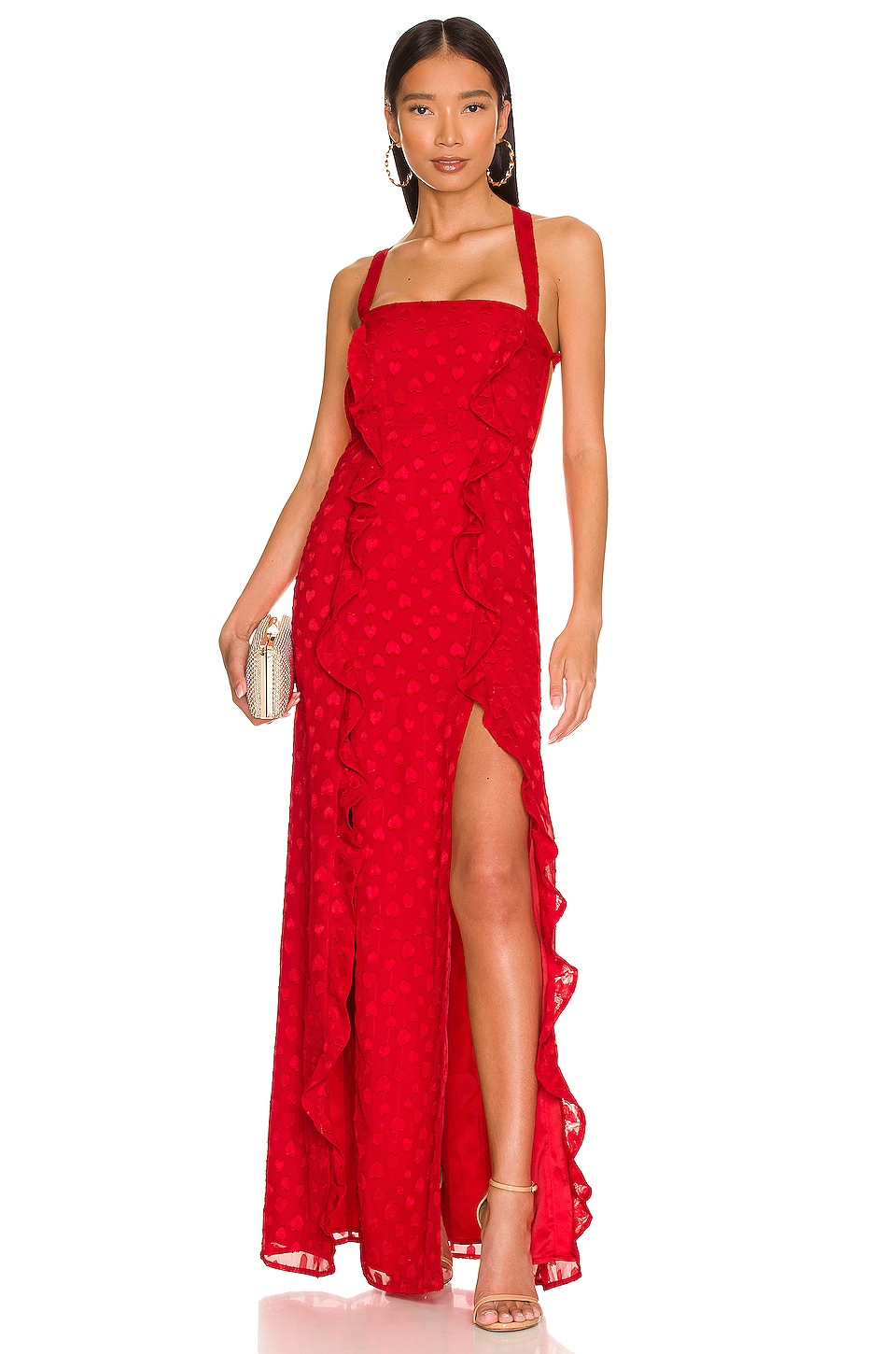 Платье MAJORELLE Maisie Gown, цвет Ruby Red кукла ruby red бэлла 37см 2203fma