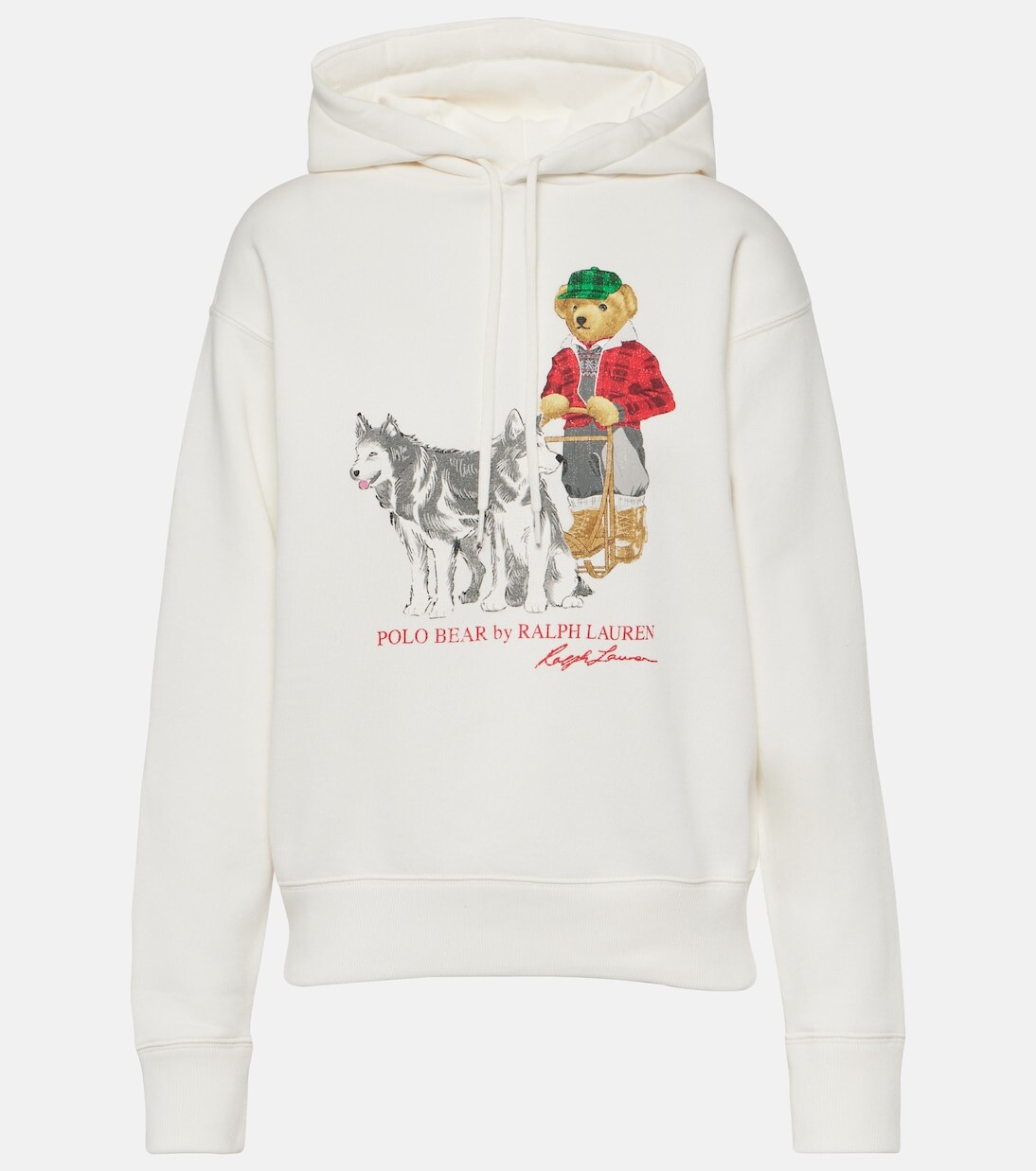 

Толстовка из смесового хлопка с принтом Polo Ralph Lauren, белый