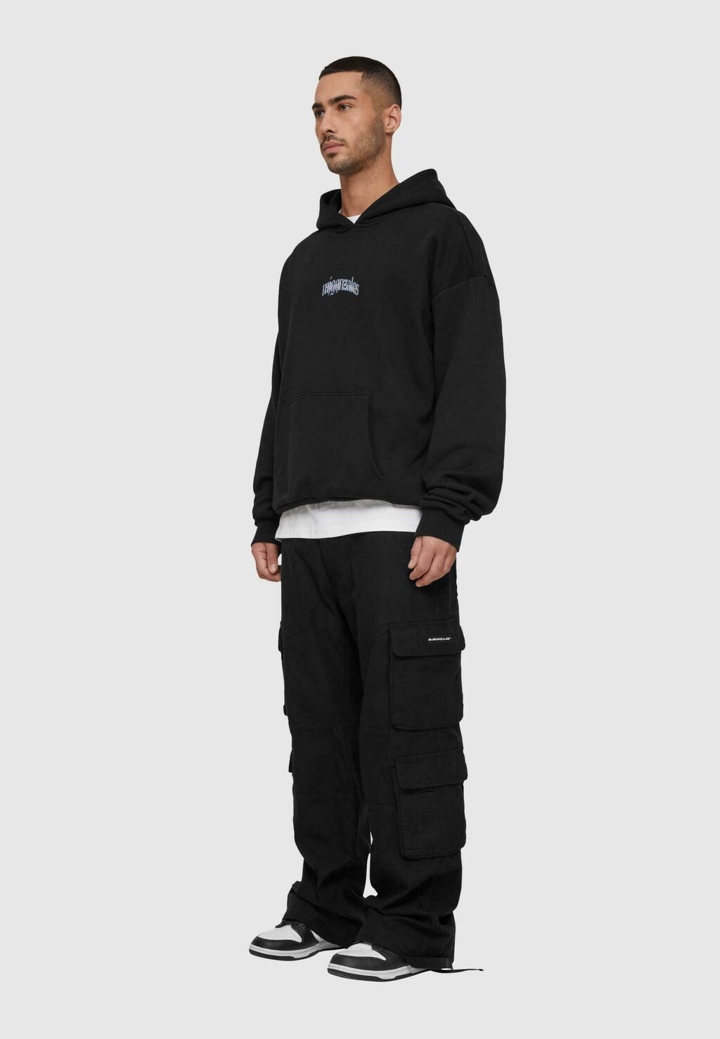 

Толстовка с капюшоном HEAVY OVERSIZED HOODY – ETERNAL ROSE MJ Gonzales, черный