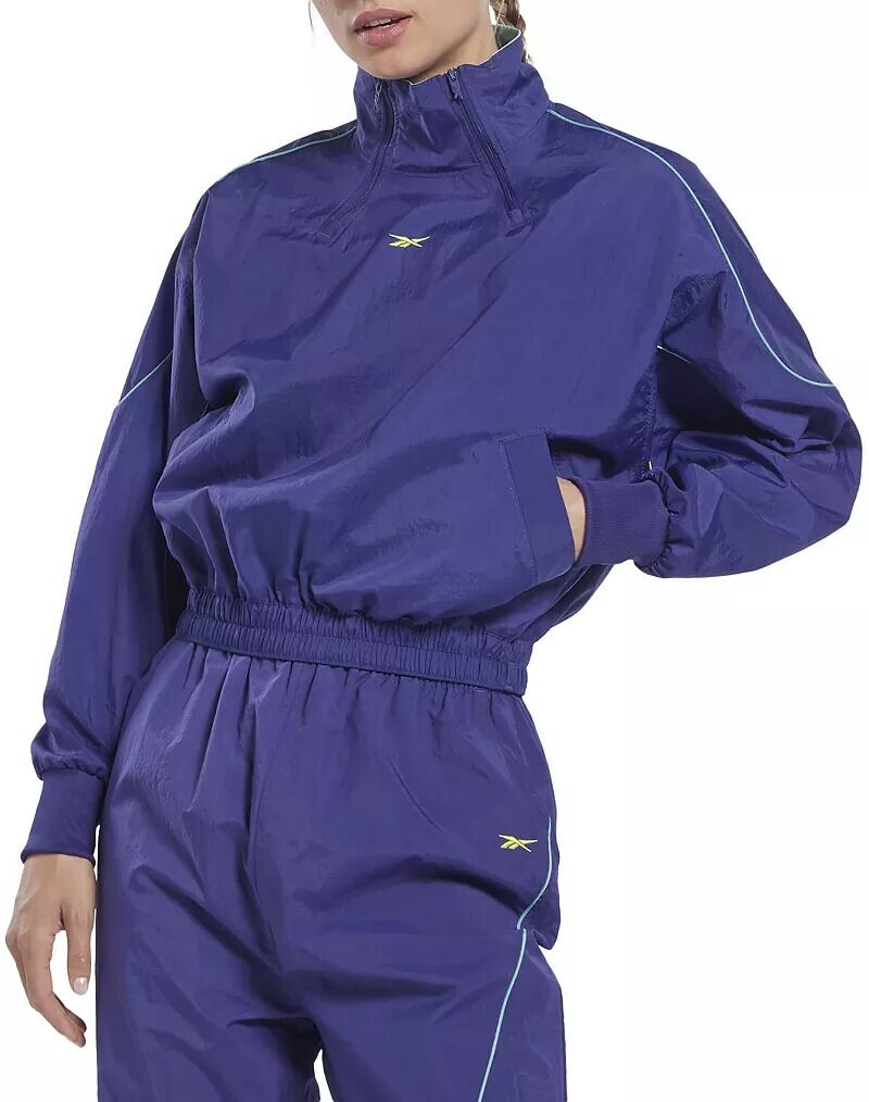 

Reebok Женская тканая накидка на молнии 1/4 Les Mills