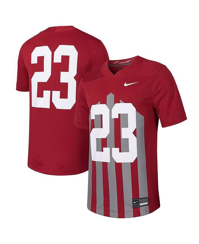 

Мужская футболка № 23 Cardinal Iowa State Cyclones для футбольного матча Nike, красный