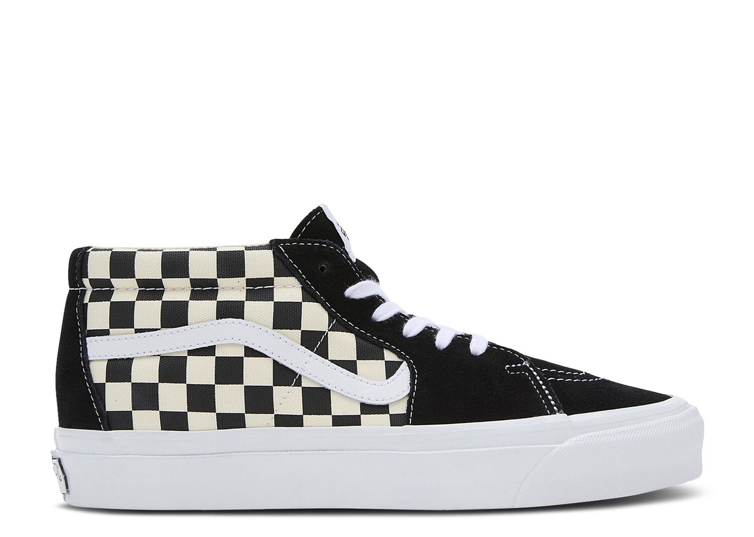 Кроссовки Vans Sk8-Mid Reissue 83 Lx 'Checkerboard - Black', белый