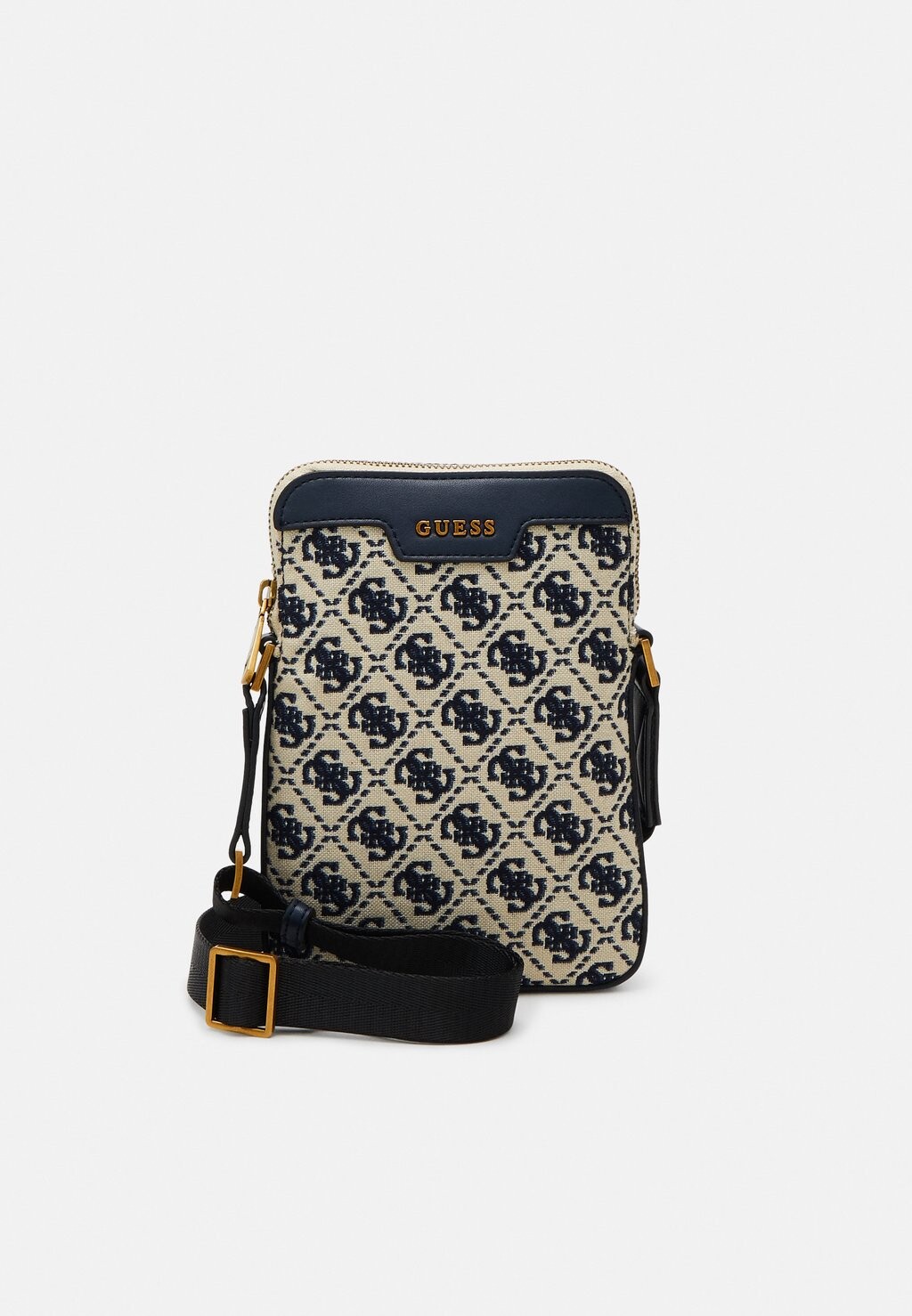 

Сумка Guess РЕТРО МИНИ-КРОССБОДИ УНИСЕКС, цвет ivory/blue