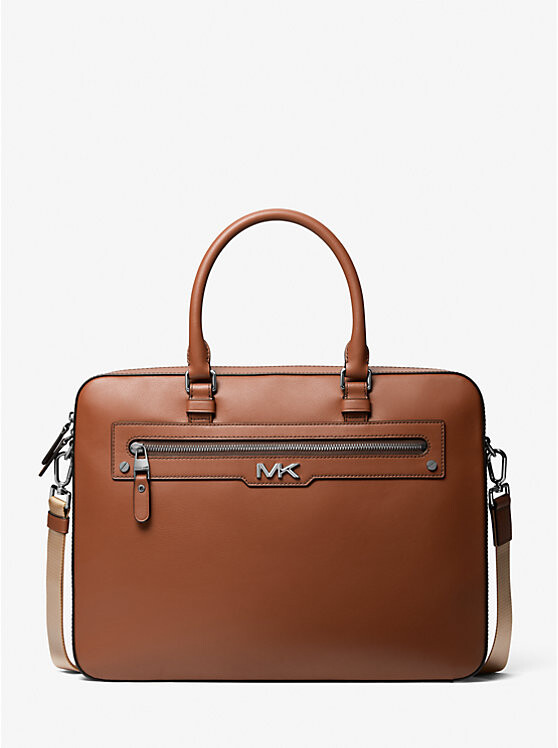 

Большой кожаный портфель Varick Michael Kors Mens, коричневый