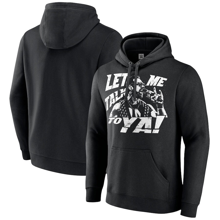 

Пуловер с капюшоном WWE Authentic La Knight, черный