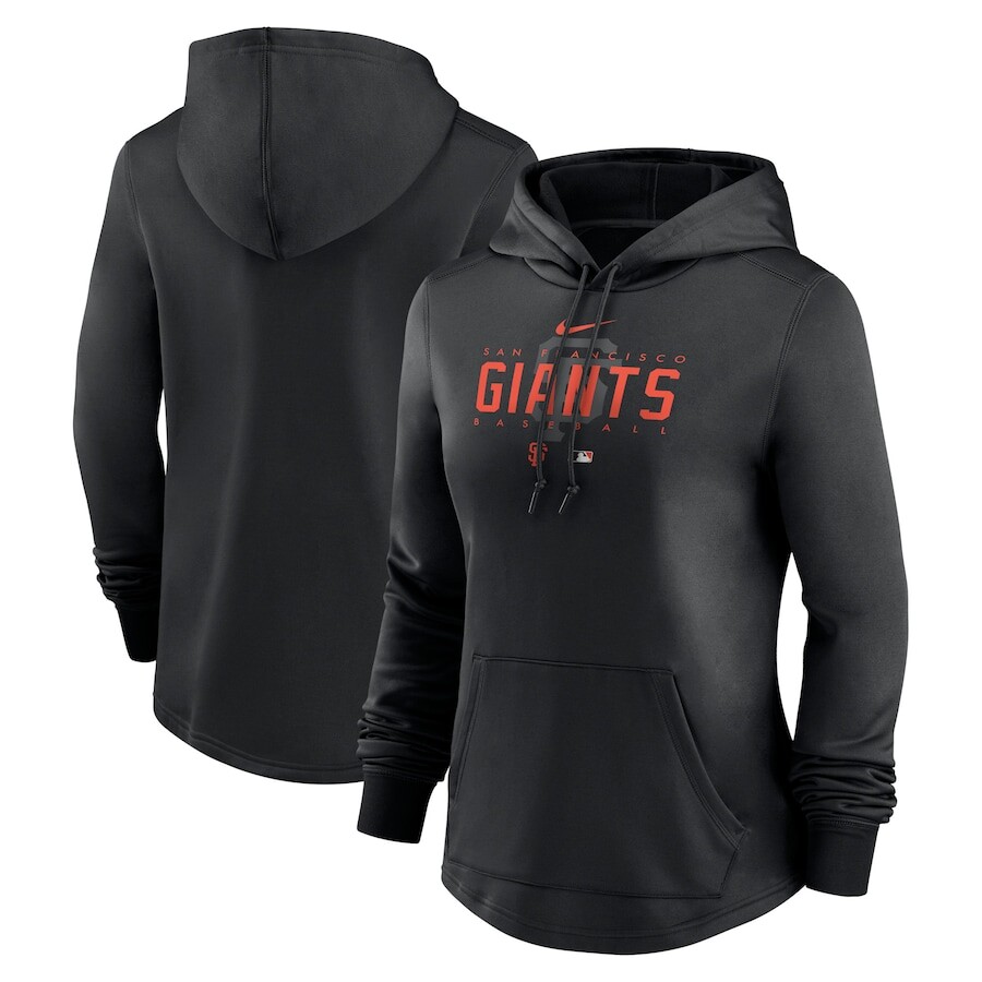 

Пуловер с капюшоном Nike San Francisco Giants, черный