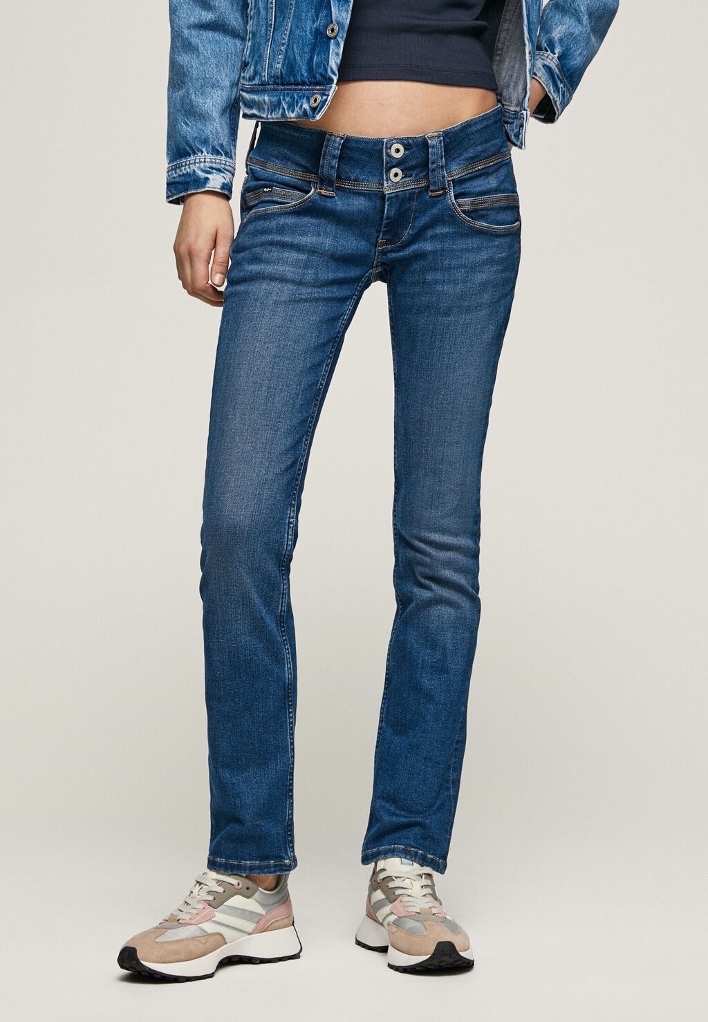 

Джинсы облегающего кроя Pepe Jeans Venus, синий
