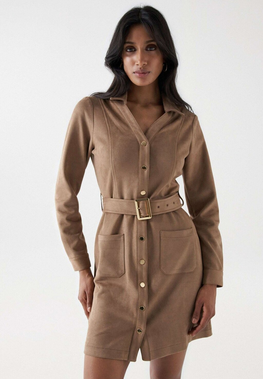 

Платье-блузка Salsa Jeans, цвет beige
