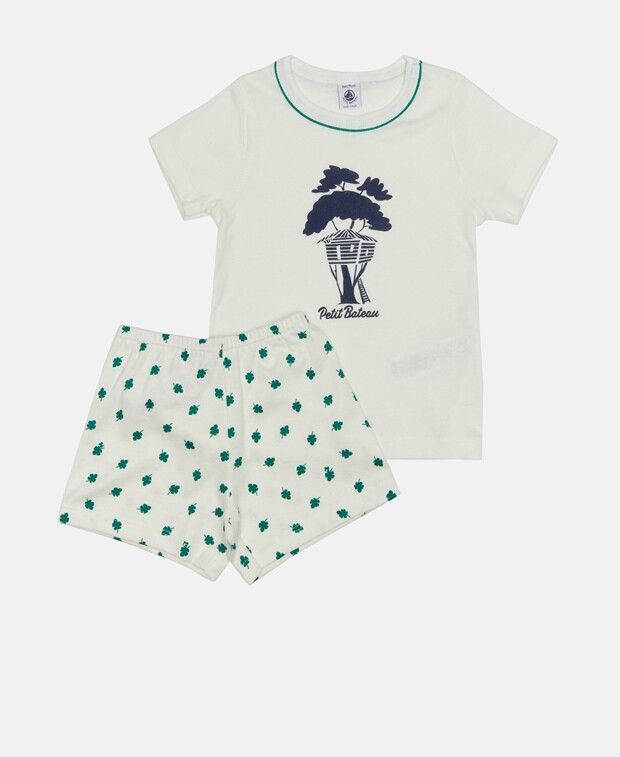 

Пижама Petit Bateau, экрю