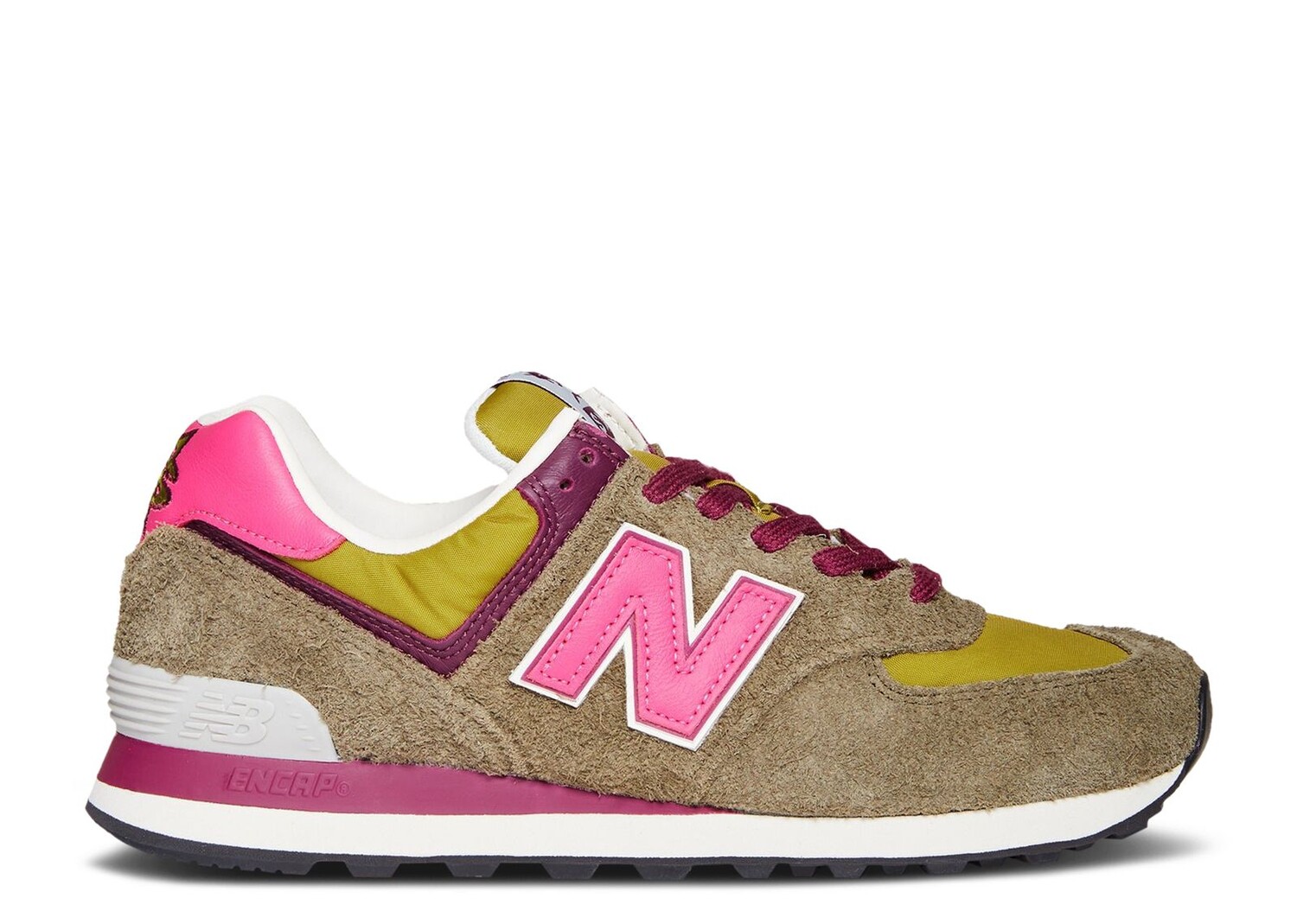 

Кроссовки New Balance Stray Rats X 574 'Green Pink', зеленый, Зеленый;коричневый