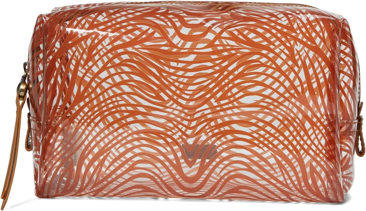 

Косметичка Medium Zip Cosmetic HOBO, цвет Clear/Zebra Print