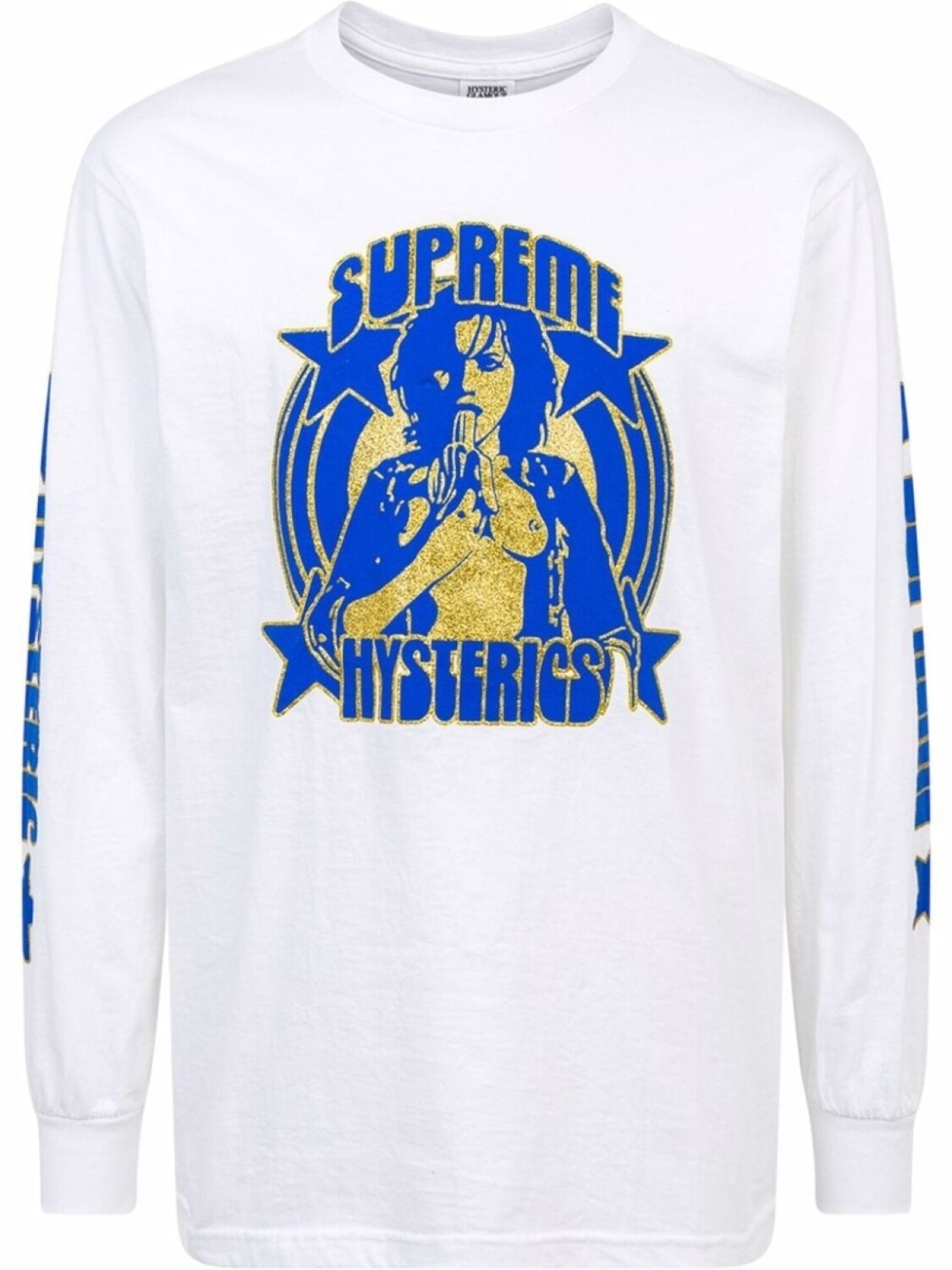 

Футболка с длинными рукавами из коллаборации с Hysteric Glamour Supreme, белый