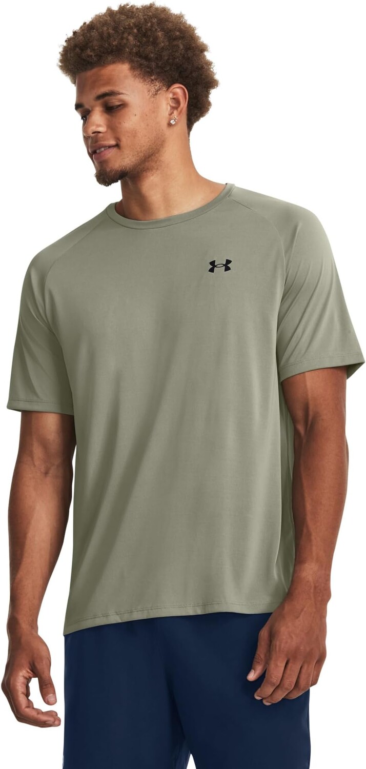 

Футболка с короткими рукавами UA Tech Under Armour, цвет Grove Green/Black