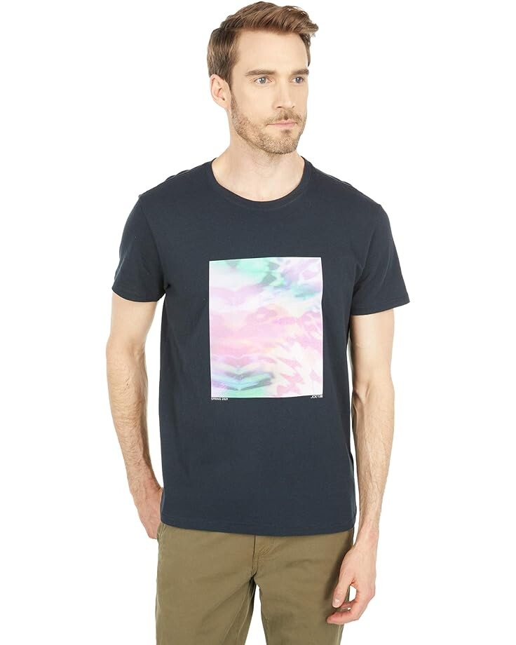 

Футболка Joe's Jeans Abstract Pastel Graphic Crew Neck, цвет Stretch Limo