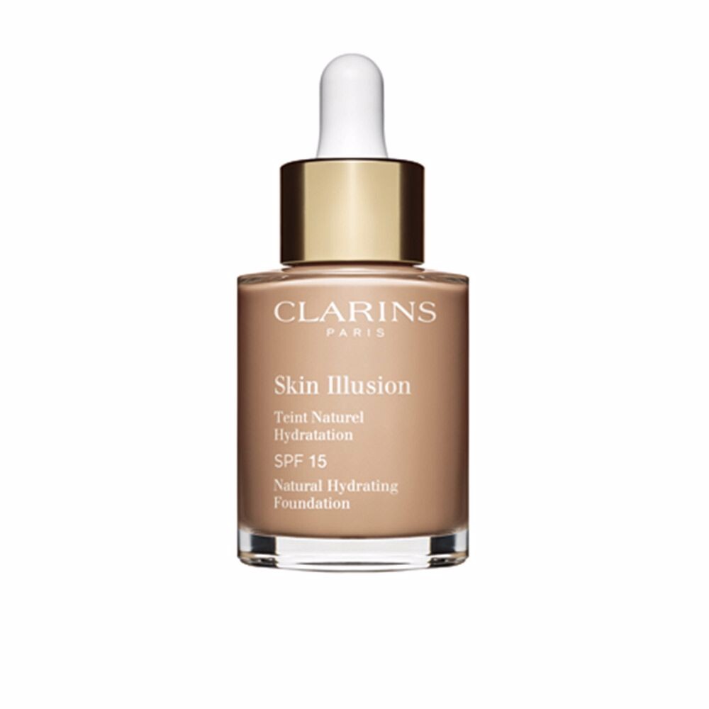 Праймер под макияж Skin illusion spf15 Clarins, 30 мл, 107-beige тональная основа с уф фильтром teint naturel 30мл 12 skin