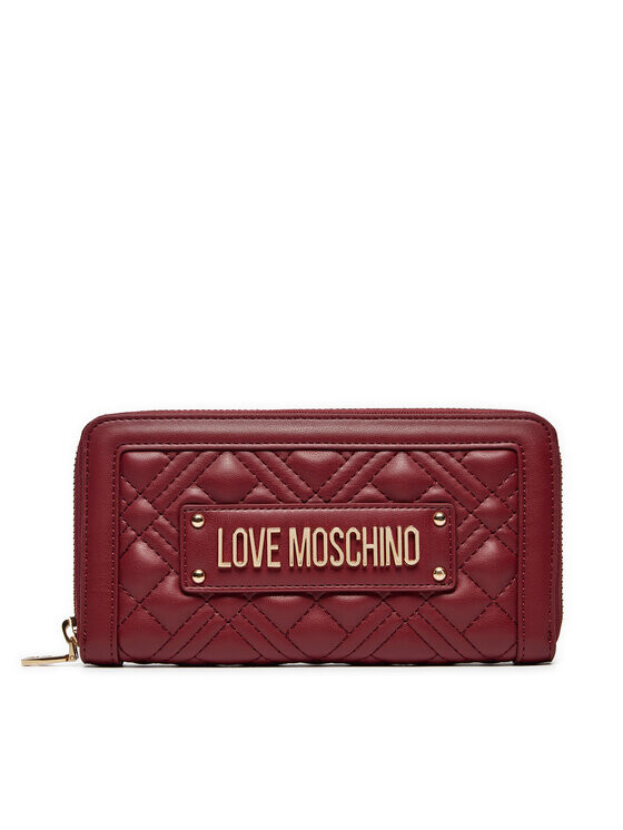 

Большой женский кошелек Love Moschino, бургундия