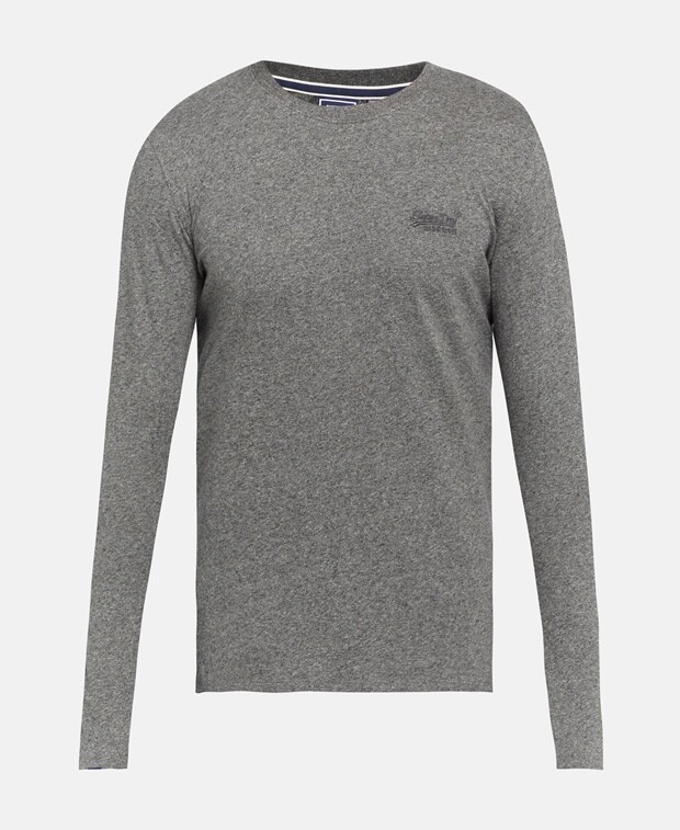 

Топ с длинными рукавами Superdry, серый
