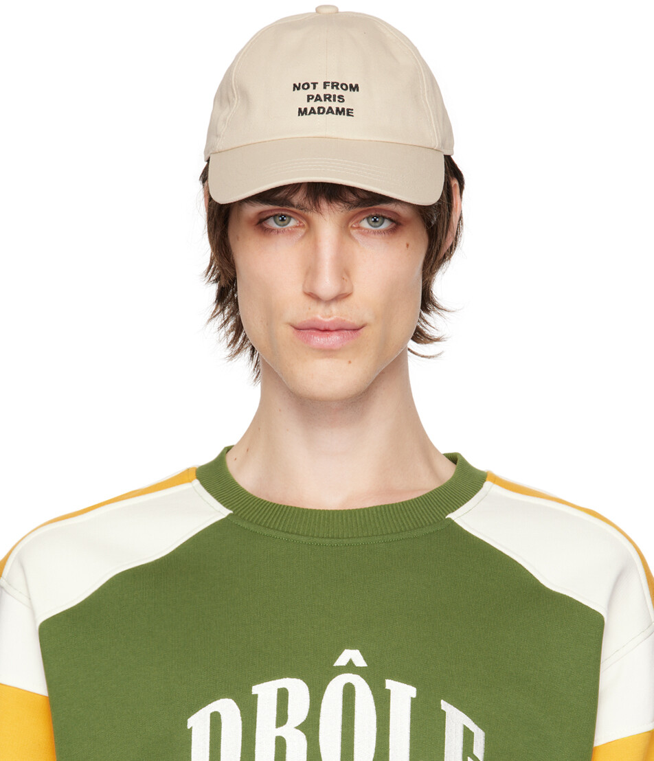 

Бежевая кепка La Casquette Slogan Drole De Monsieur
