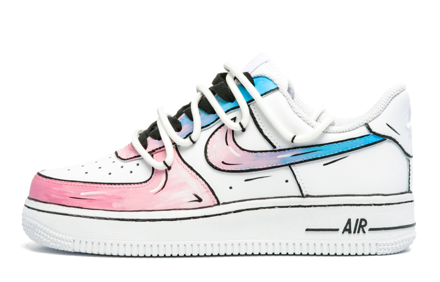 

Кроссовки Nike Air Force 1 Skateboard Shoes Women's Low-Top Black