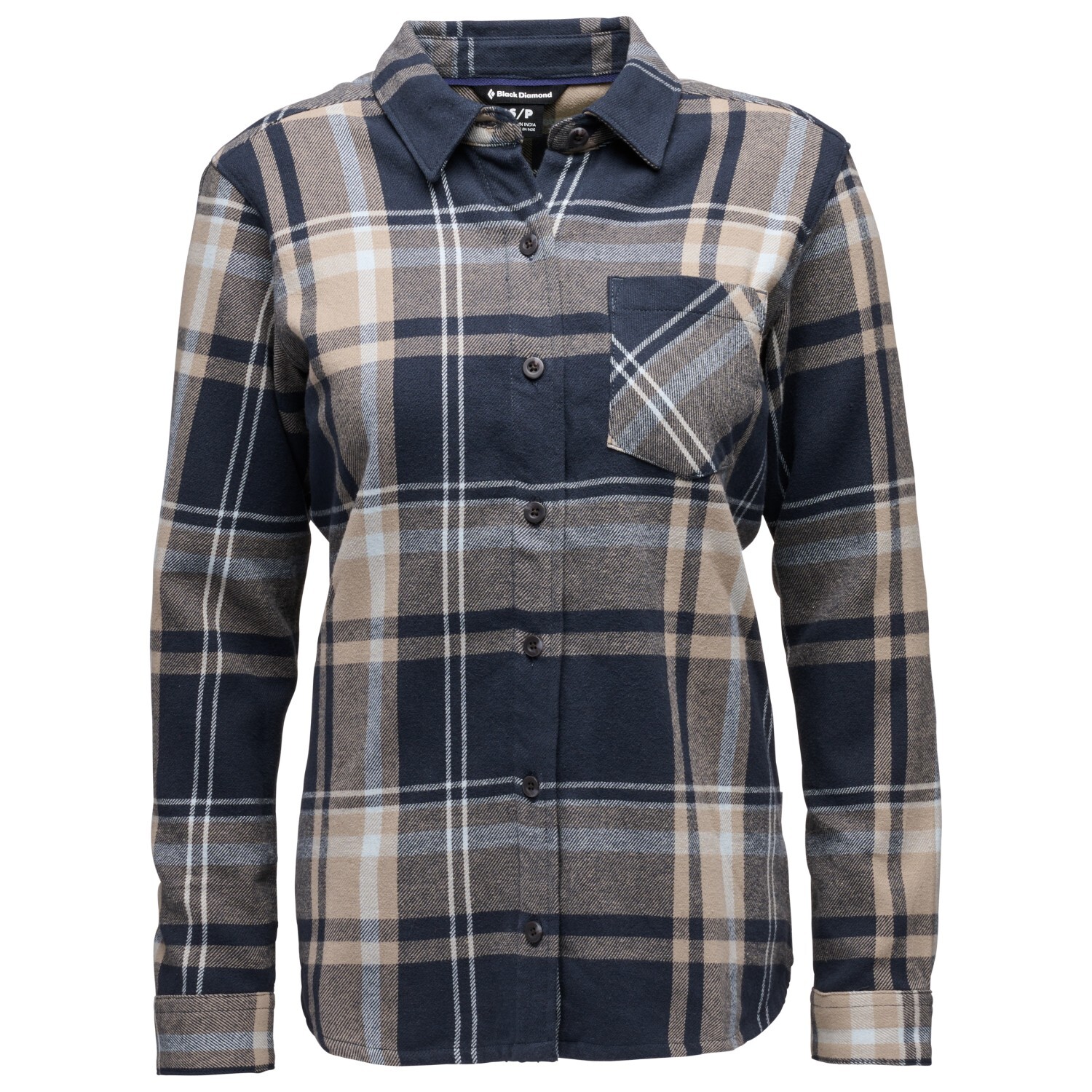 

Рубашка Black Diamond Project Flannel, цвет Charcoal/Moonstone Plaid