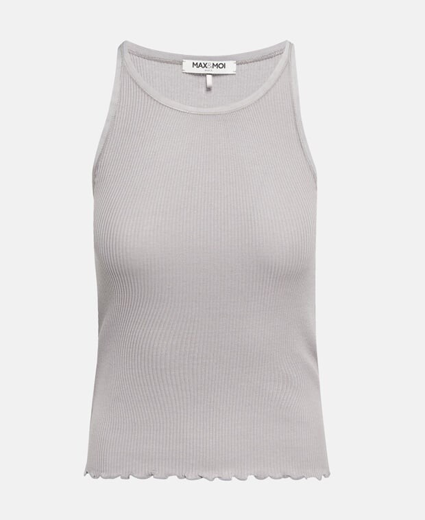 

Вязаный шелковый топ Max & Moi, цвет Medium Grey