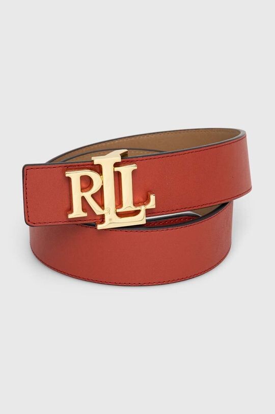 

Кожаный ремень Lauren Ralph Lauren, красный