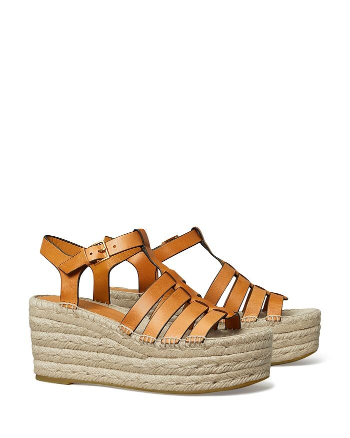 

Женские сандалии Fisherman Espadrille на танкетке и платформе Tory Burch