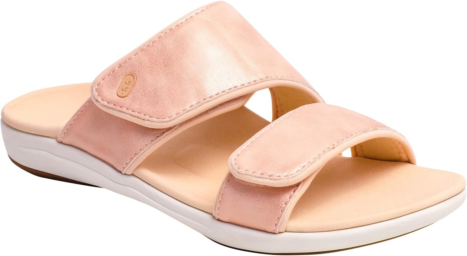 

Сандалии на плоской подошве Kholo Nuevo Metallic Sandal Revitalign, цвет Rose Gold