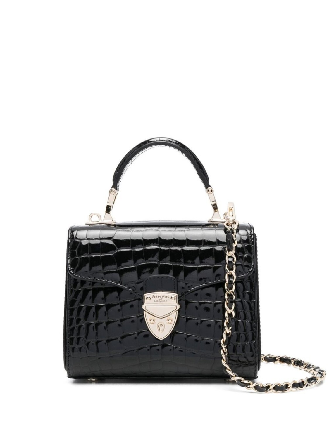 

Aspinal Of London сумка Mayfair с верхней ручкой, черный