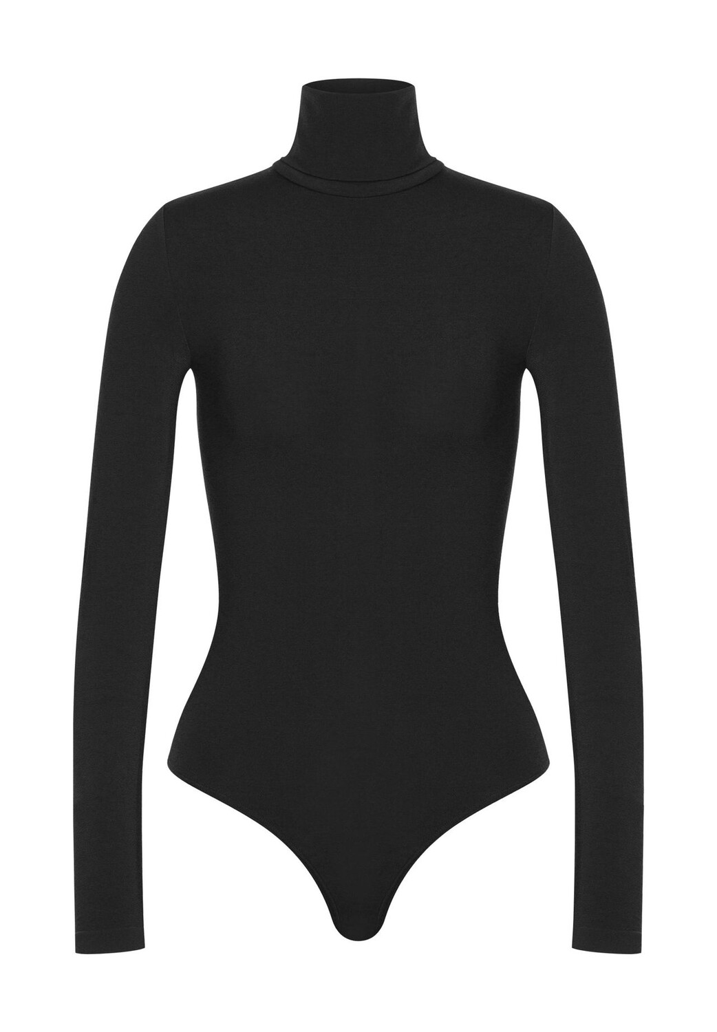 

Боди с длинным рукавом, водолазка, женский Wolford, черный