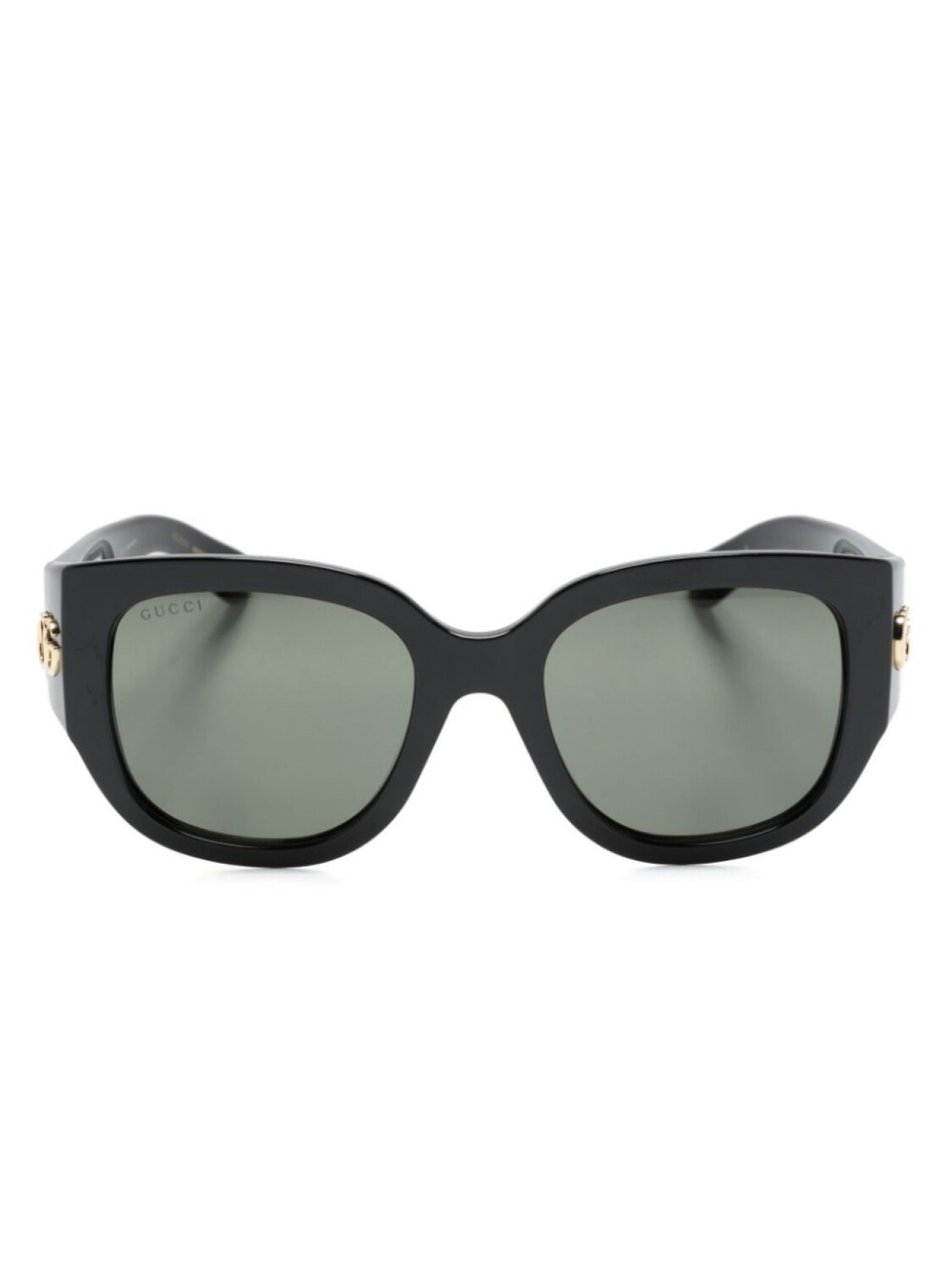 

Gucci Eyewear солнцезащитные очки в квадратной оправе, черный