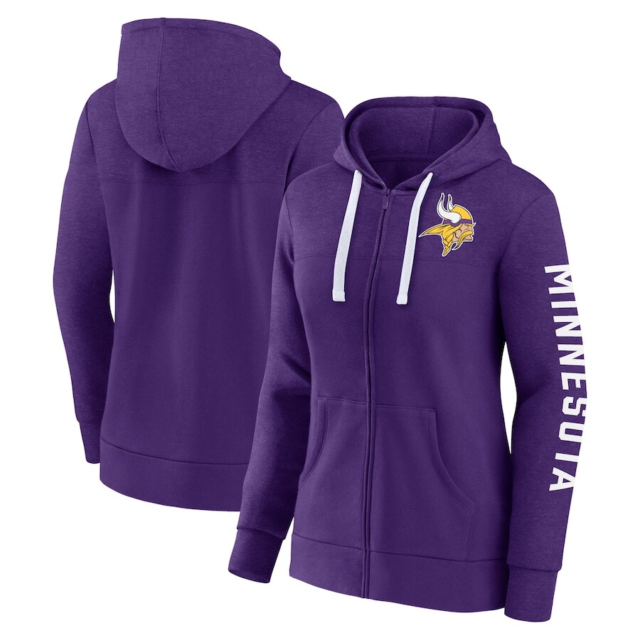 

Толстовка на молнии Fanatics Branded Minnesota Vikings, фиолетовый