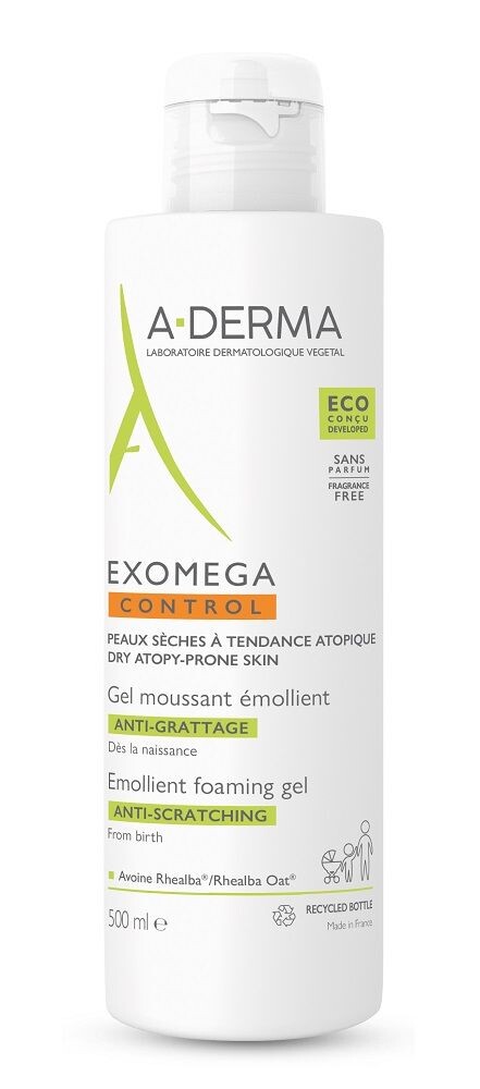 

Aderma Exomega Control гель для душа и ванны, 500 ml