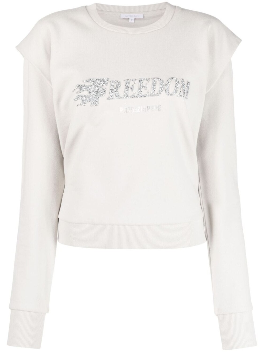 

Patrizia Pepe толстовка Freedom, серый