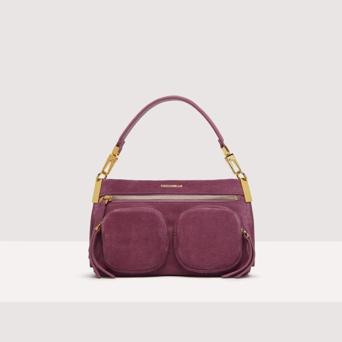 

Замшевая сумочка Coccinelle HYLE SUEDE SMALL, розовый