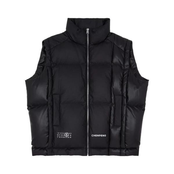 

Куртка weste mit schriftzug 900 black 900 black Maison Margiela, черный
