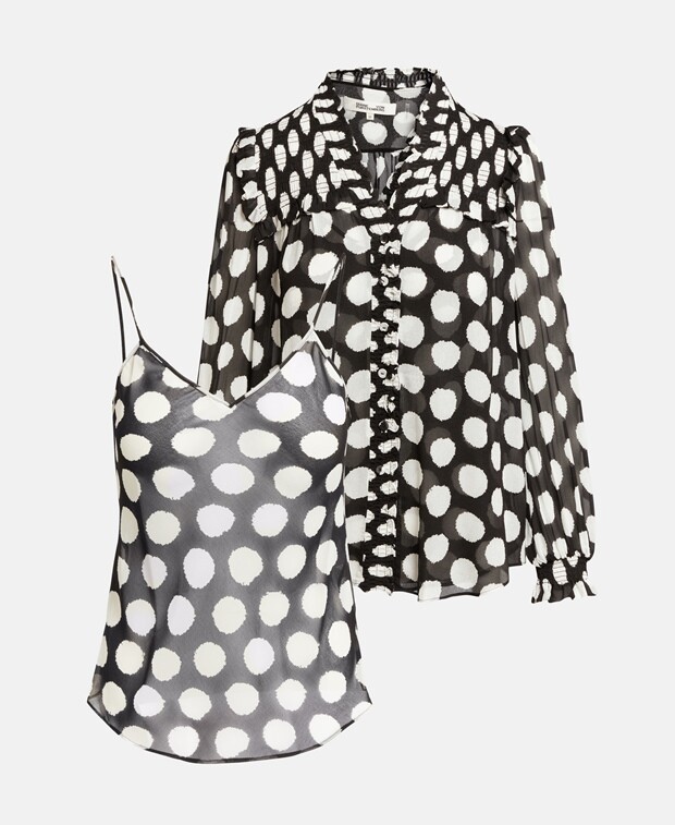 

Блузка для отдыха Diane von Furstenberg, черный