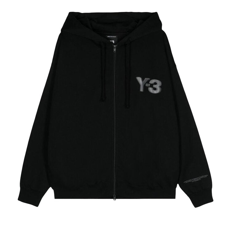 

Худи Y-3 Logo Zip Hoodie, черный