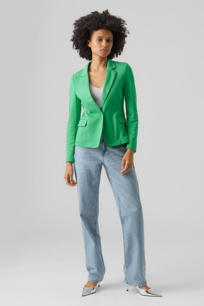Базовый пиджак Vero Moda, зеленый пиджак orsay базовый 46 размер